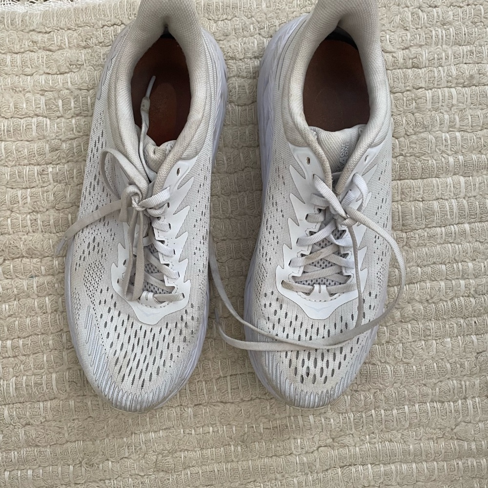 White Hokas